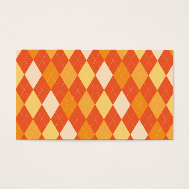 patrón de argyle naranja (Frente)