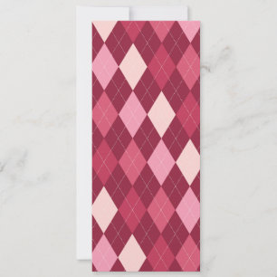 Patrón de argyle rojo