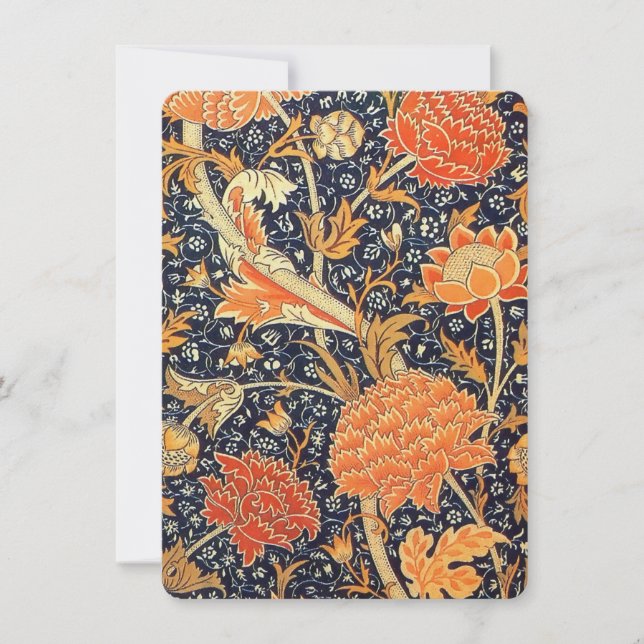 Patrón de Art Nouveau floral William Morris Cray (Anverso)