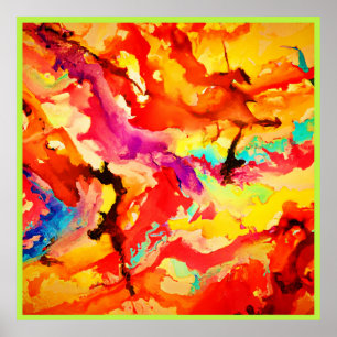 Patrón de arte abstracto