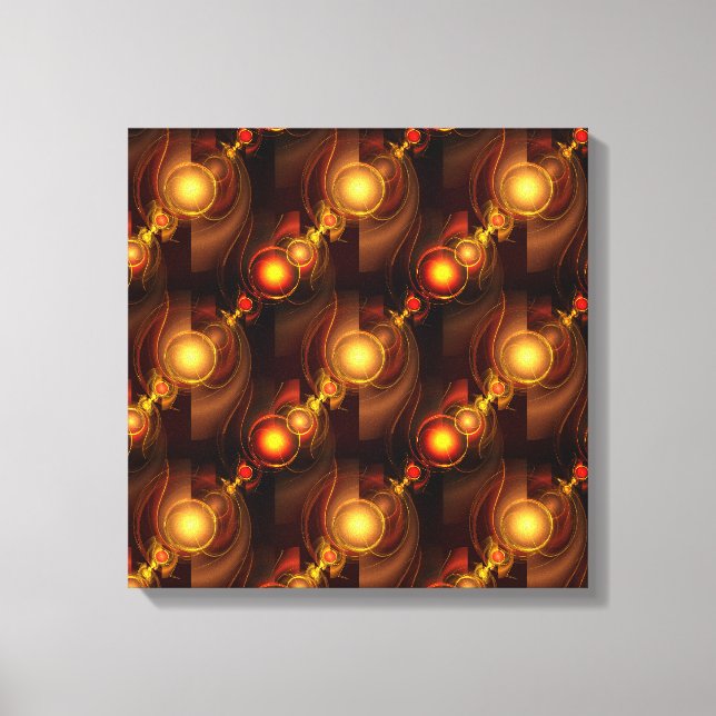 Patrón de arte abstracto boho elegante moderno dor (Anverso)
