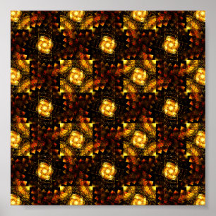 Patrón de arte abstracto elegante boho moderno dor