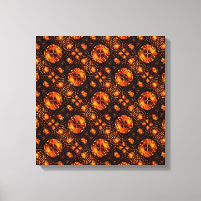 Patrón de arte abstracto elegante boho moderno dor (Anverso)