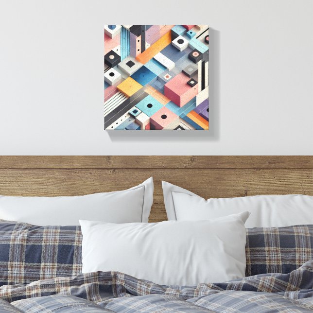 patrón de arte abstracto moderno (Insitu(Dormitorio))