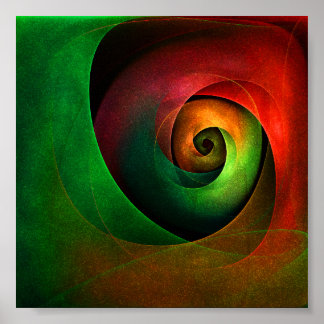 Patrón de arte abstracto moderno de floración verd