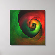 Patrón de arte abstracto moderno de floración verd