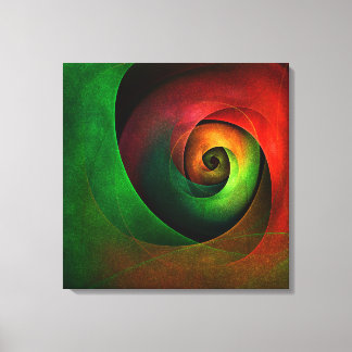Patrón de arte abstracto moderno de floración verd