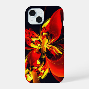 Patrón de arte abstracto moderno floral amarillo r