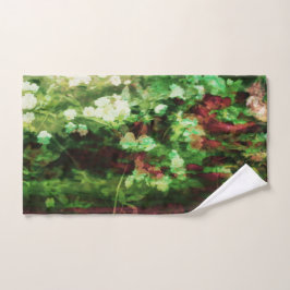 Patrón de arte de flor verde roja de Guay. Concept