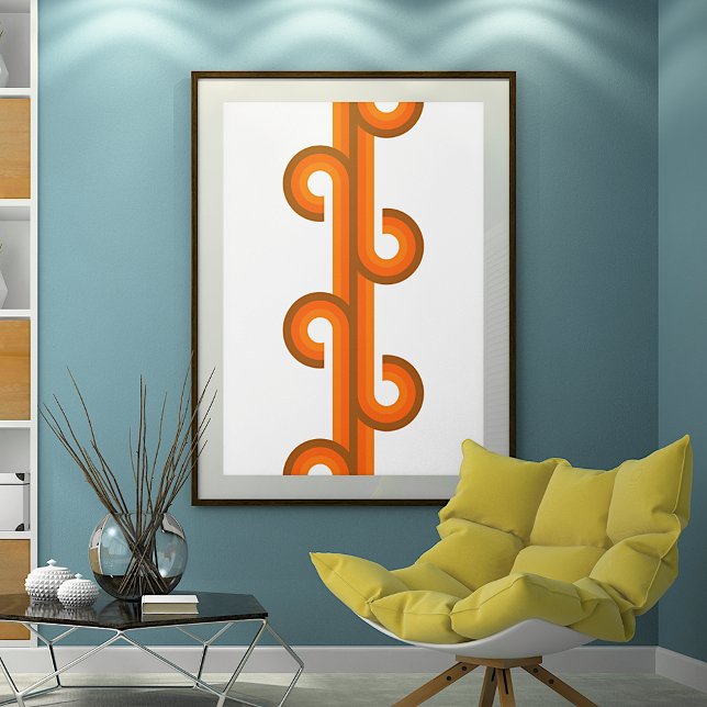 Patrón de arte de fusión de bandas onduladas geomé (Subido por el creador)