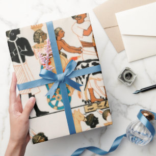 Patrón de arte de la Antigua Egipto Papel de ajust