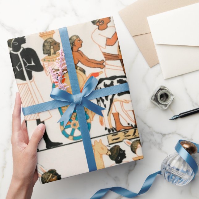 Patrón de arte de la Antigua Egipto Papel de ajust (Regalar)