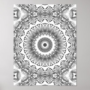 Patrón de Arte de Página para Colorear Explosión d