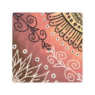 Patrón de arte gracioso rojo