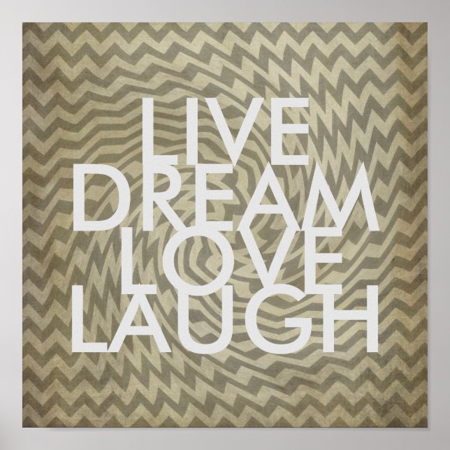 Patrón de arte gráfico poster con cita de texto (Frente)