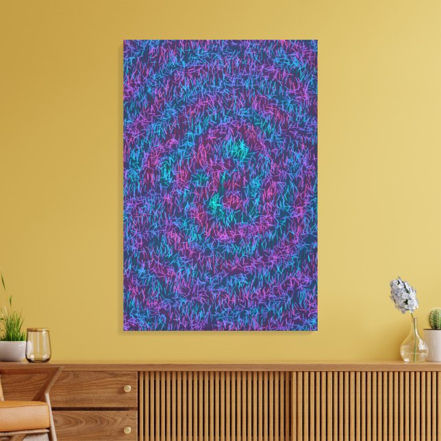 Patrón de Arte Matemático Algorítmico (Insitu (Sala de estar))