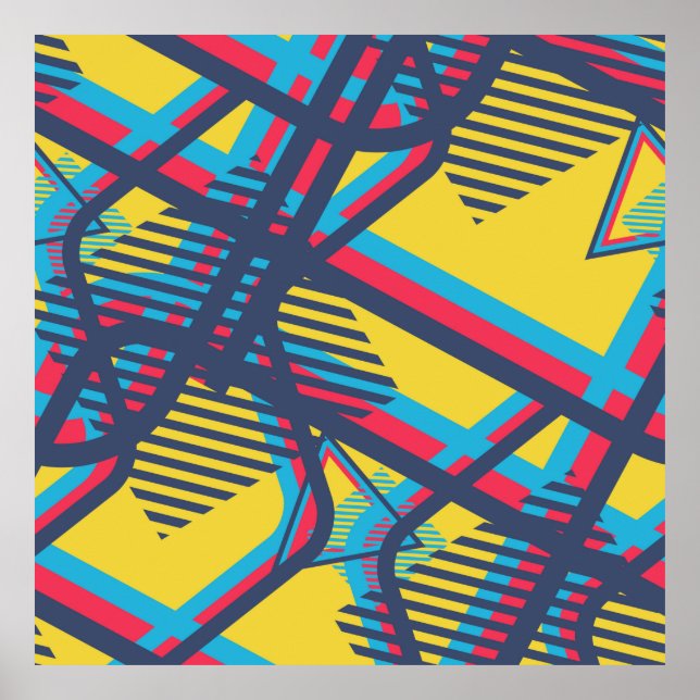 Patrón de arte pop sin inconvenientes. Textura de  (Frente)