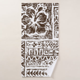 Patrón de arte tropical tribal de los indígenas ha