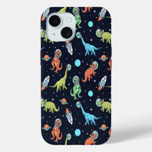 Patrón de astronauta dinosaurio para niños