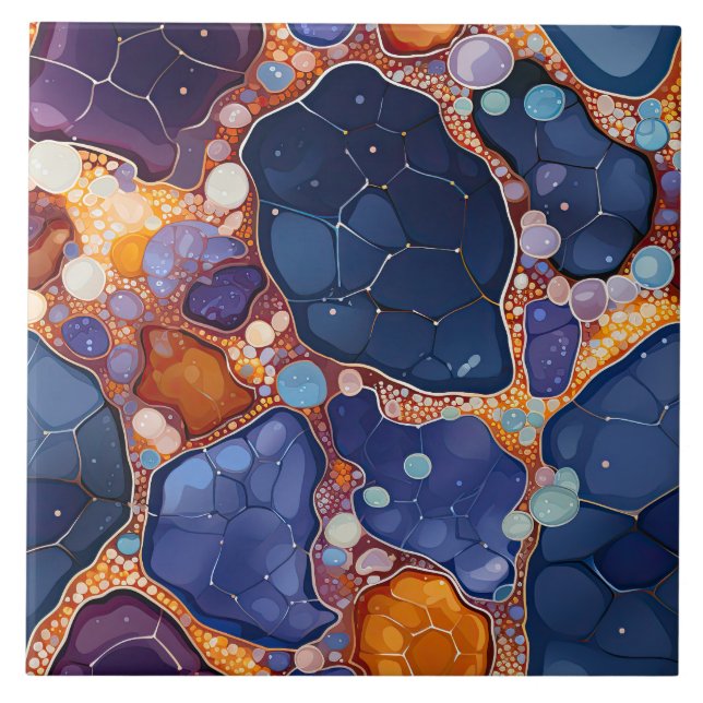 Patrón de baldosas de imitación de agate (Frente)