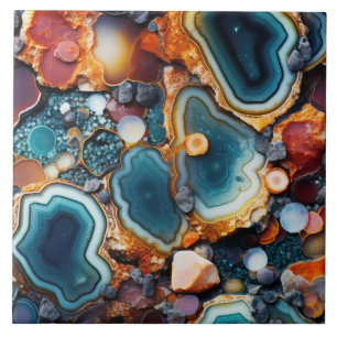 Patrón de baldosas de imitación de agate