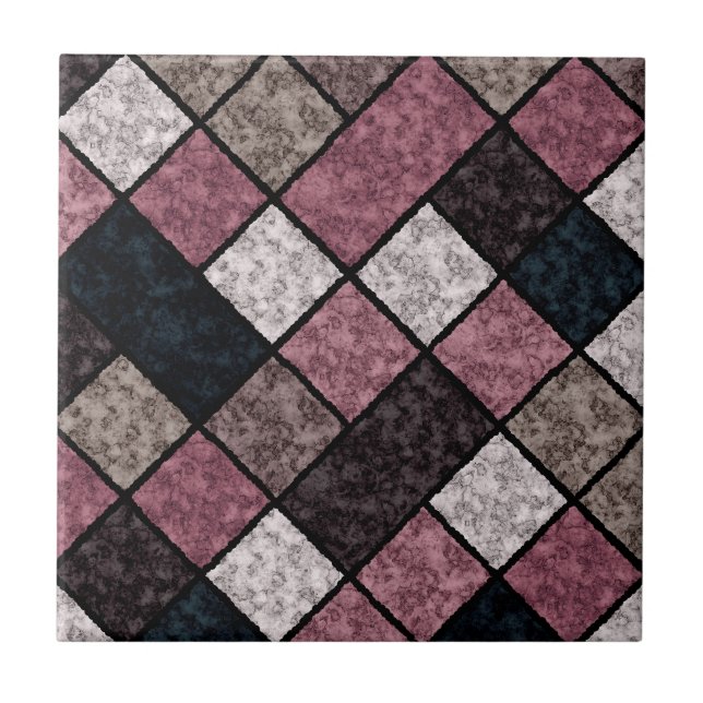 Patrón de baldosas de piedra de granito de mármol  (Frente)