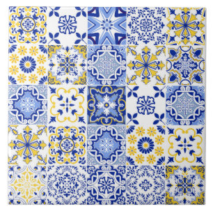 Patrón de baldosas portuguesas baldosa cerámica