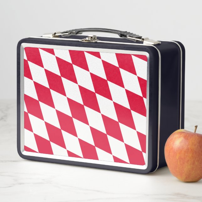 Patrón de bandera de diamantes de Baviera roja y b (In situ)