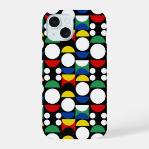 Patrón de Bauhaus Escandinavo Negro a Mediados del