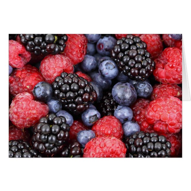Patrón de Berries de frutas de alimentos (Anverso (Horizontal))
