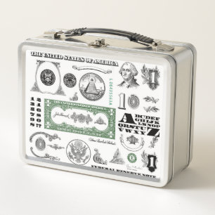 Patrón de Billete de Un Dólar