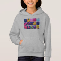 Patrón de bloques coloridos abstractos