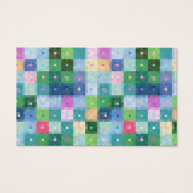 Patrón de bloques de tejido de mosaico (Anverso)