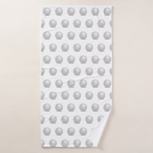 Patrón de bola de golf blanco