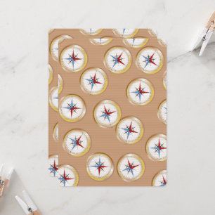 Patrón de brújula magnética