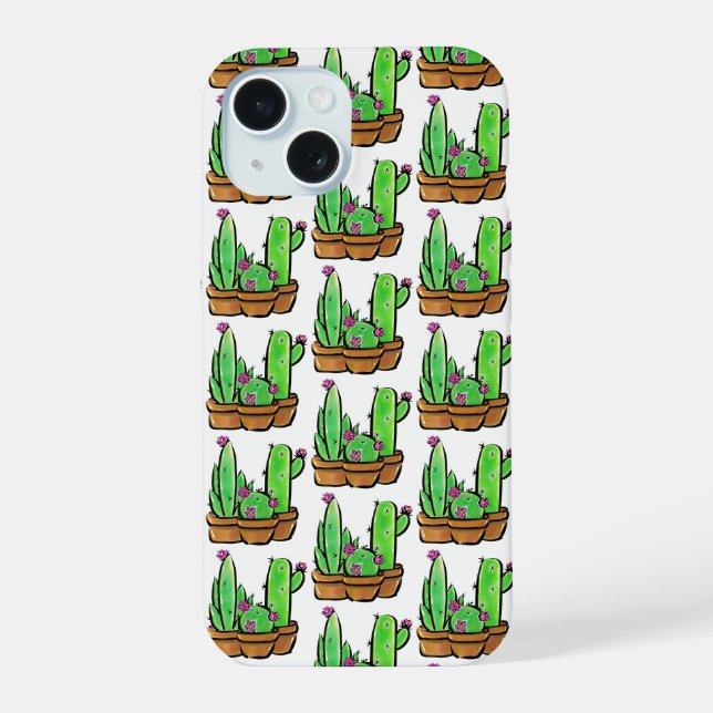 Patrón de Cactus cactus succulti (Reverso )