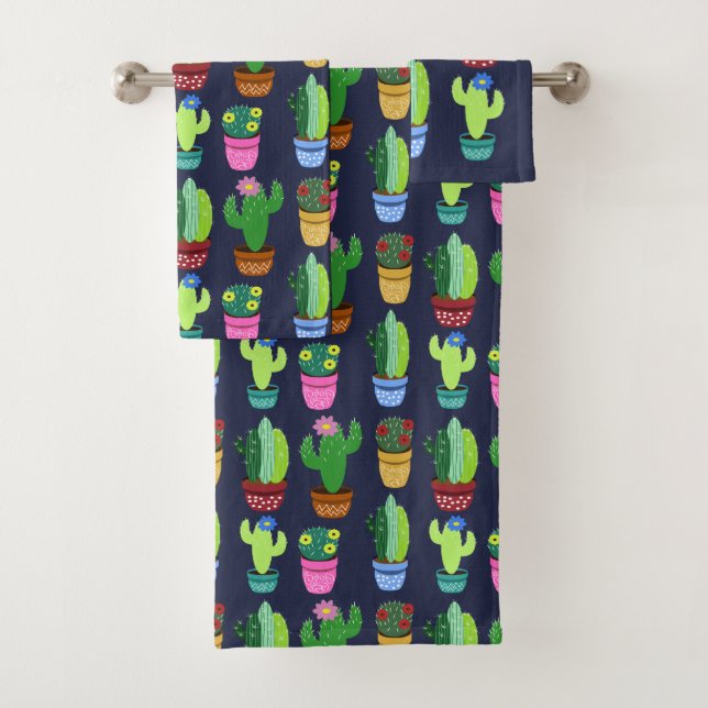 Patrón de cactus de Personalizado cutáneo en ollas (In situ)
