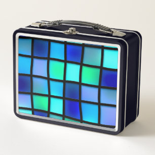 Patrón de caja azul
