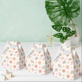 Patrón de calabaza mate feliz - Cajas favoritas