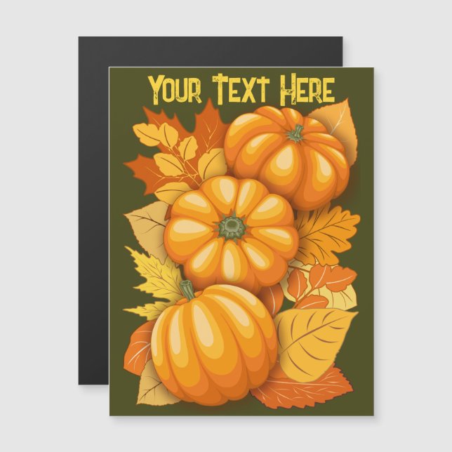 Patrón de calabazas de Halloween de temporada de o (Anverso/Reverso)