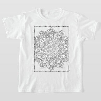 Patrón de camisa para niños (Mándala)