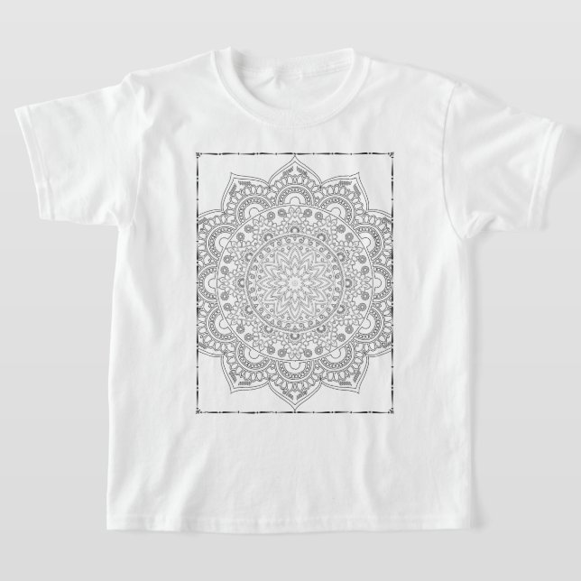 Patrón de camisa para niños (Mándala) (Distribución)