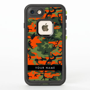 Patrón de camuflaje naranja, su nombre, personaliz