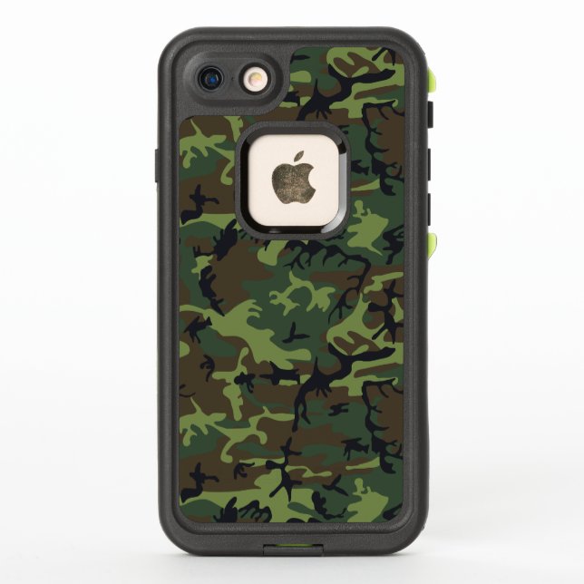 Patrón de camuflaje verde, patrón militar, ejércit (Reverso)