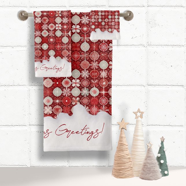 Patrón de canto de Navidades blancos rojos#13 ID10 (Subido por el creador)
