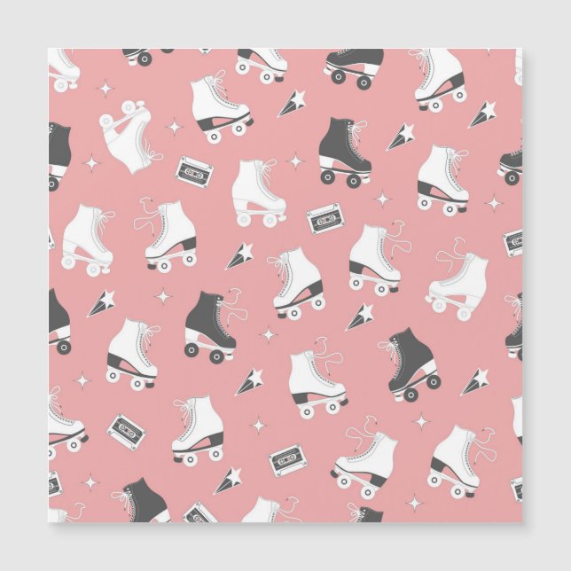 Patrón de cassette de patines de rodillos. (Anverso)