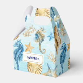 Patrón de castillos de playa Cajas favoritas de bo