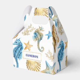 Patrón de castillos de playa Cajas favoritas de bo