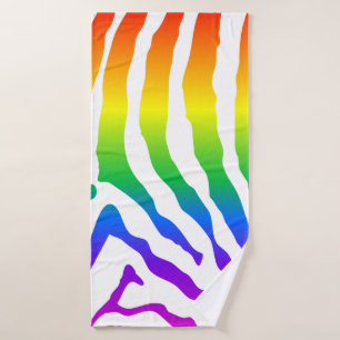 Patrón de cebra arco iris