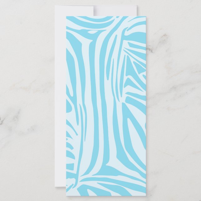 Patrón de cebra azul (Anverso)